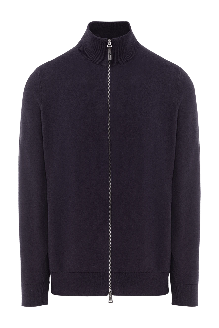 Brioni cardigan with a high collar made of cotton yarn with the addition of cashmere 190065 - photo 1