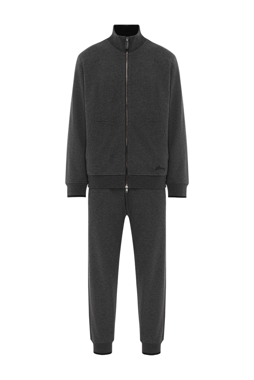 Brioni спортивный костюм из мягкого материала в цвете графит 190068 - фото 1