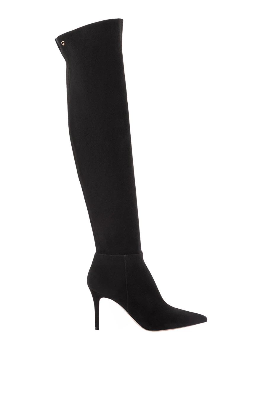 Gianvito Rossi keinna boots in leather with a slim fit and western cut 190164 - photo 1