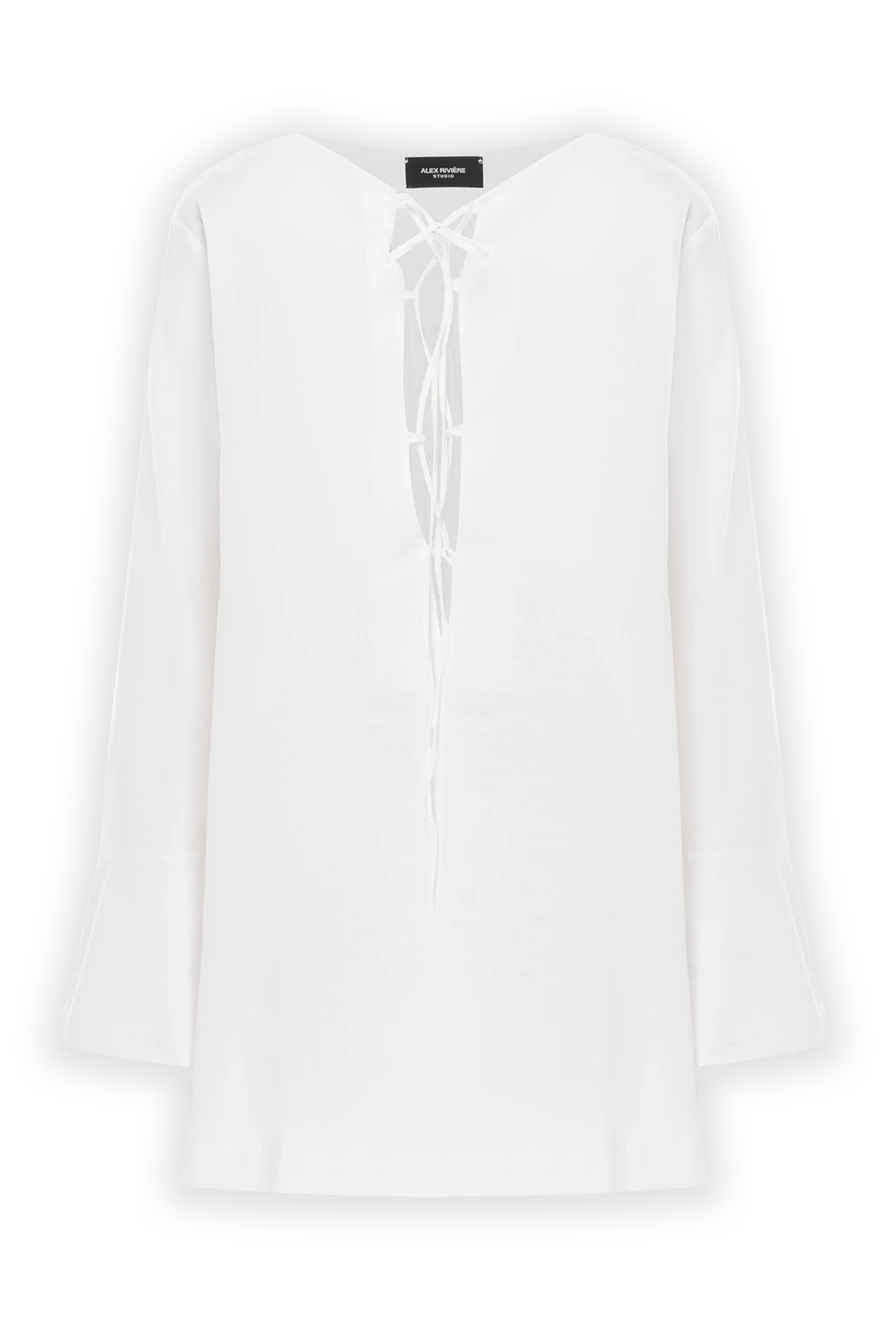 Alex Riviere women's cotton and silk blend blouse with flared sleeves 190177 - photo 1