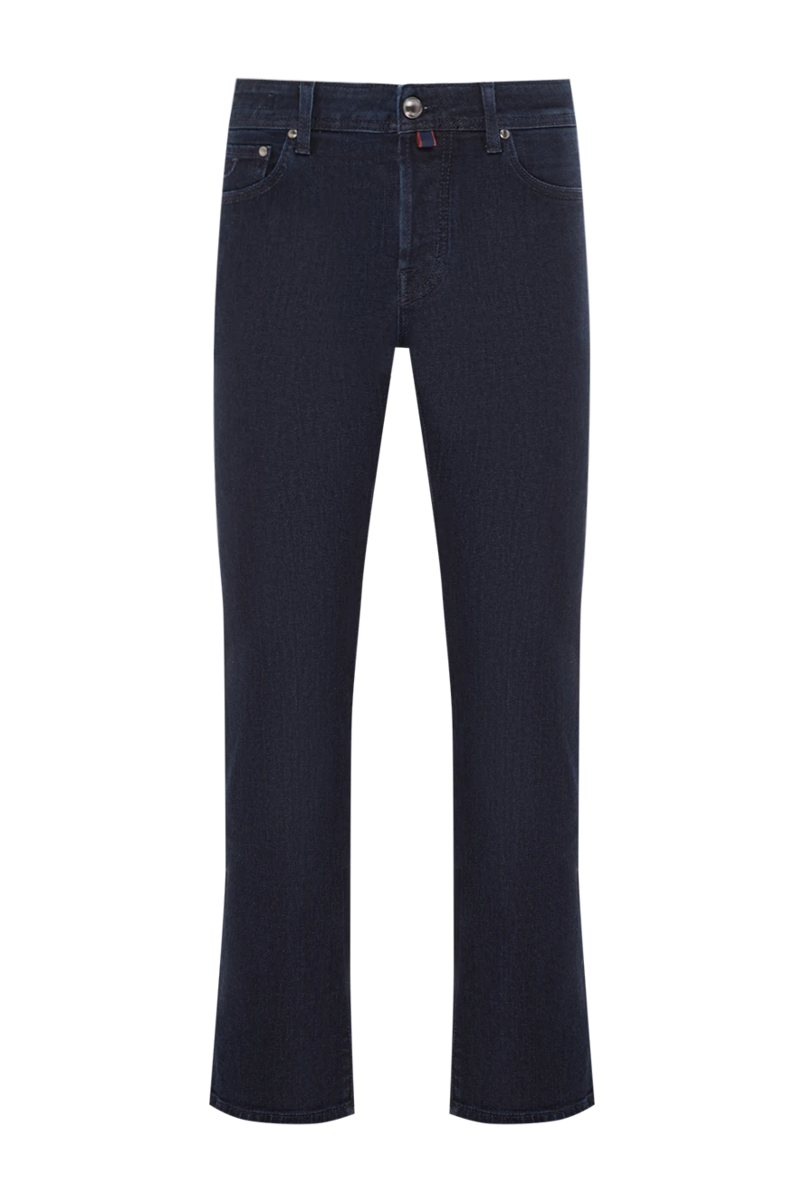 Jacob Cohen джинсы мужские классические из плотного денима тёмного цвета 190188 - фото 1