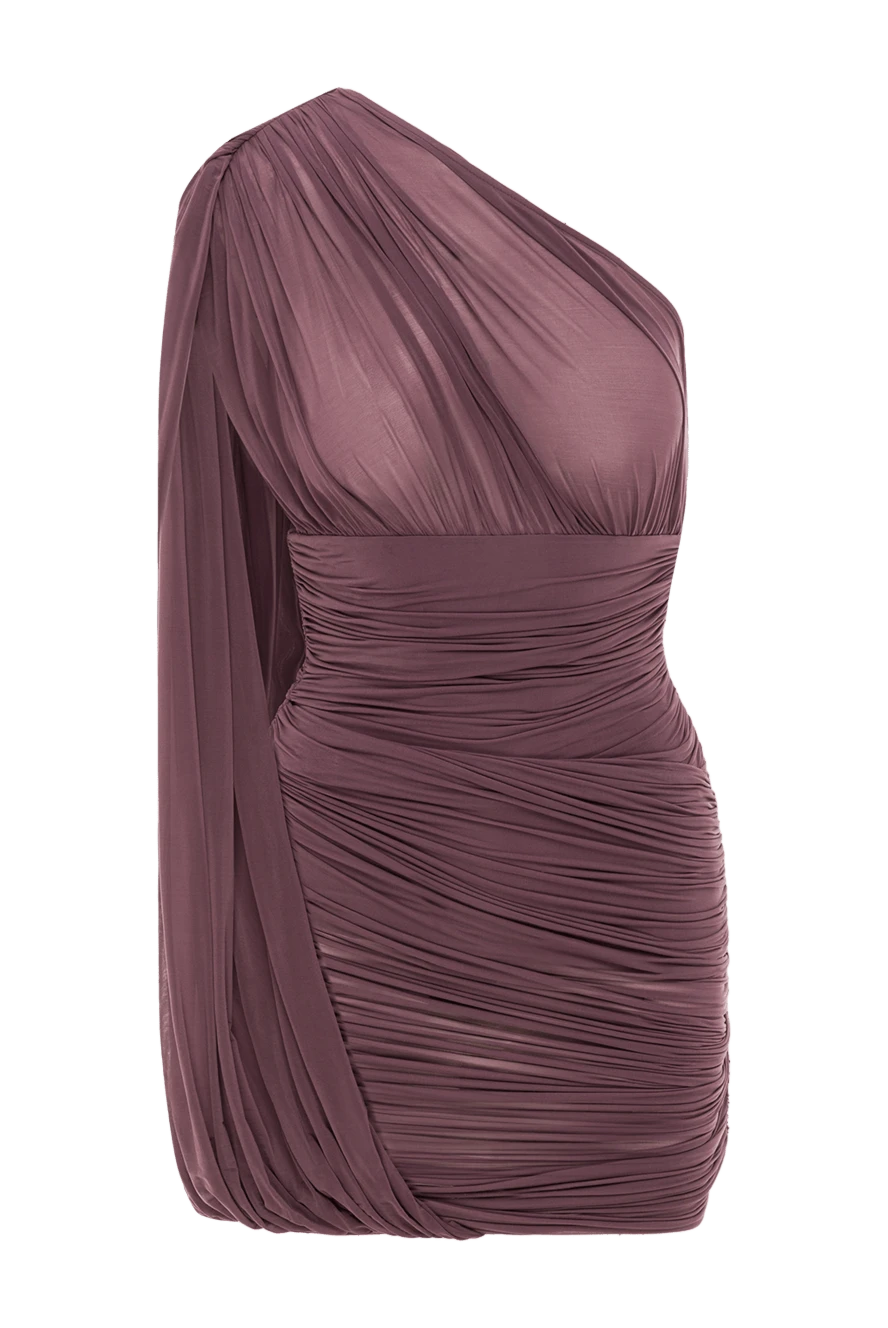 Magda Butrym sheer low-waist midi dress in burgundy 190248 - photo 1