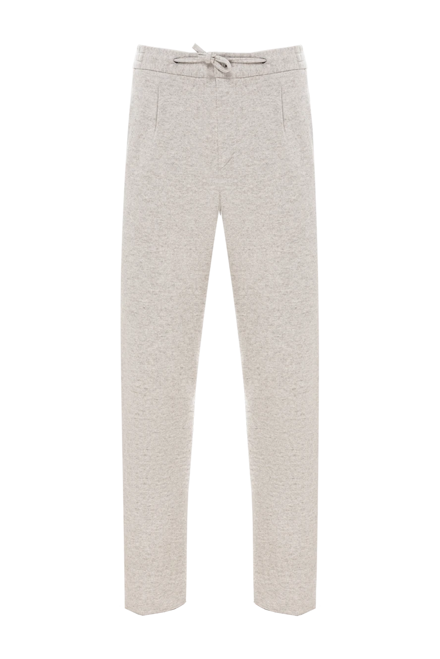 Enrico Mandelli knitted cashmere trousers with an adjustable waistband 190483 - photo 1