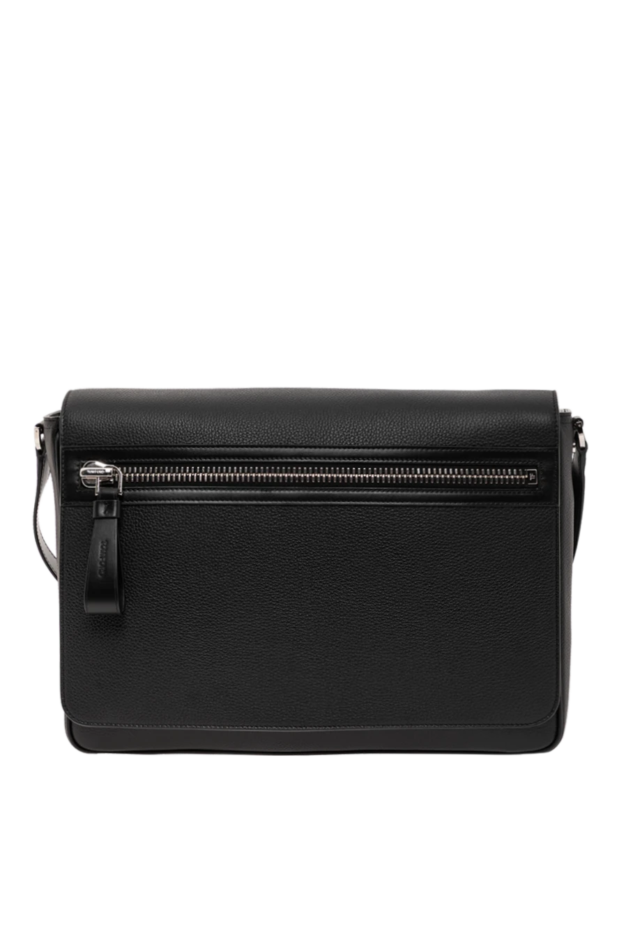 Tom Ford men's bag made of black leather with external zipper 190546 - photo 1