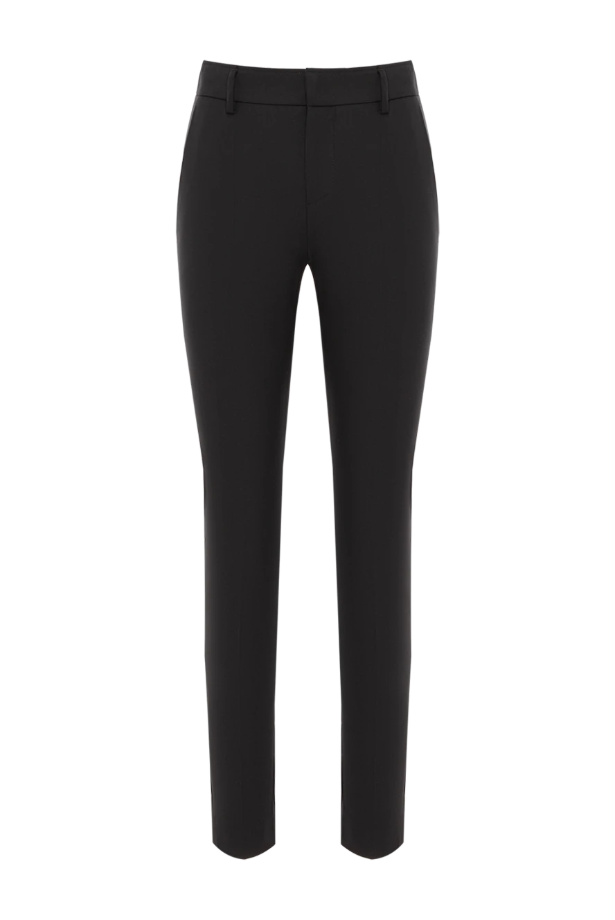 Brunello Cucinelli жіночі класичні штани чорного кольору. 190604 - фото 1