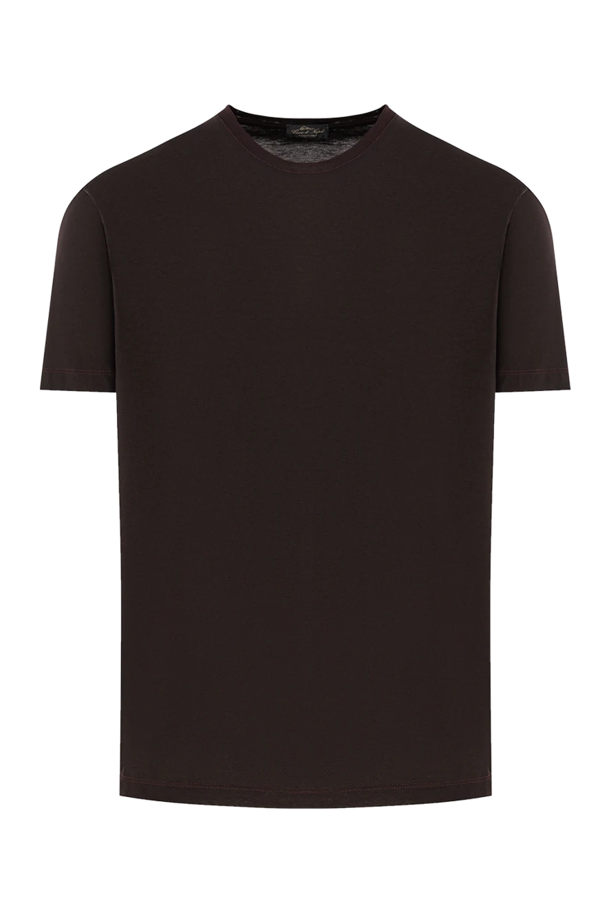 Cesare di Napoli t-shirt made of deep brown cotton 190825 - photo 1