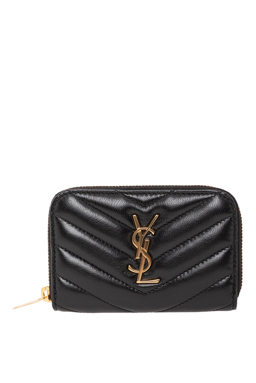 Saint Laurent гаманець для монет cassandre зі шкіри ягняти 190920 - фото 1