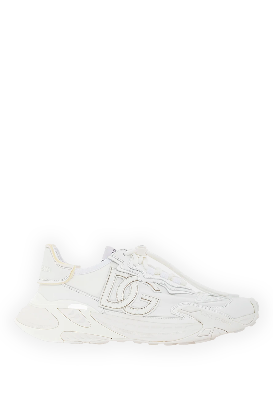 Dolce & Gabbana динамічні кросівки day faster білі з віскозного текстилю. 191111 - фото 1