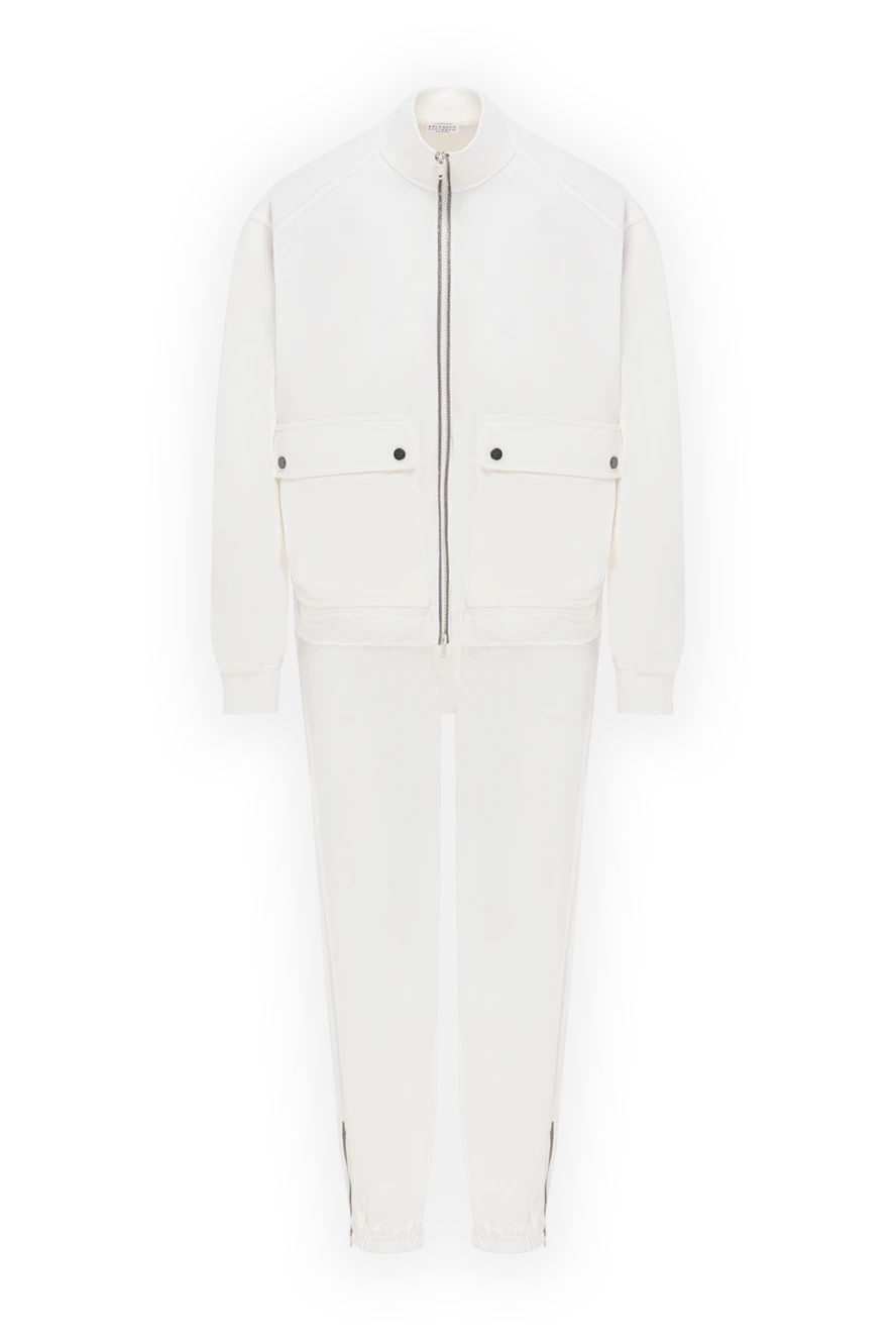 Brunello Cucinelli cotton tracksuit with a zipper and patch pockets 191333 - photo 1