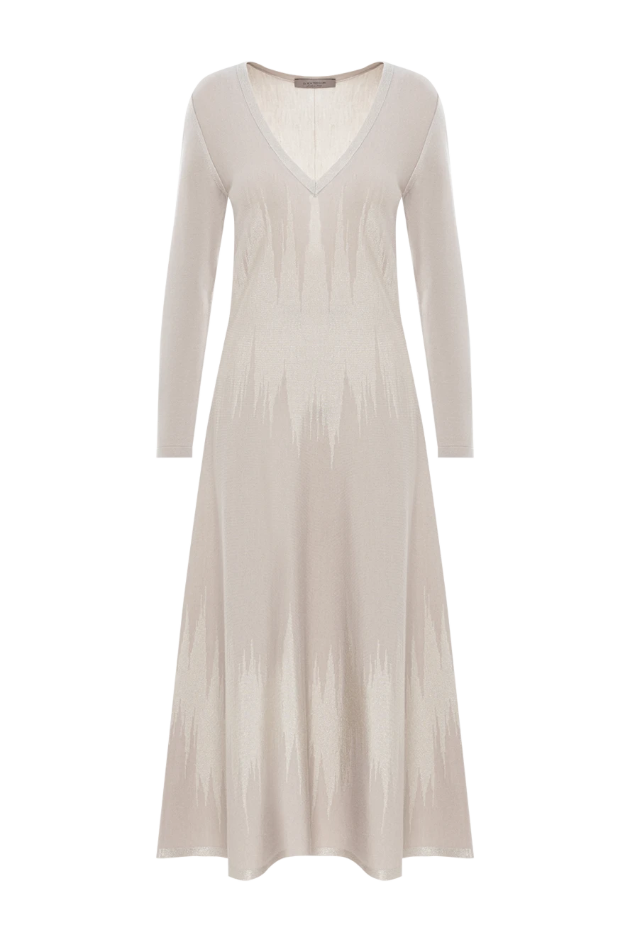 D.Exterior long-sleeved dress with contrasting art deco pattern 191370 - photo 1