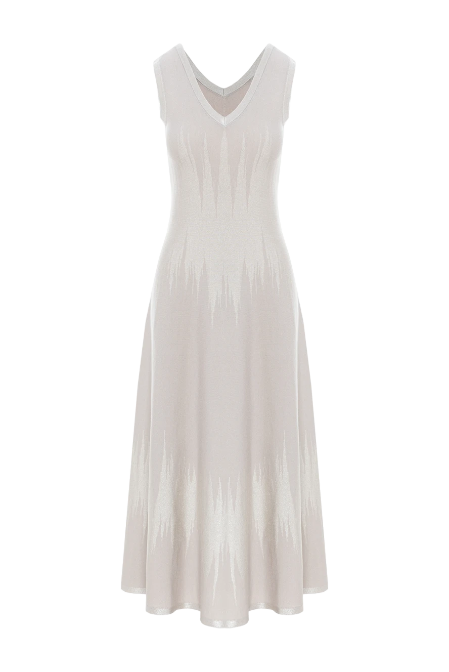 D.Exterior сіра сукня з тонкого трикотажу з ефектом мерехтіння 191371 - фото 1