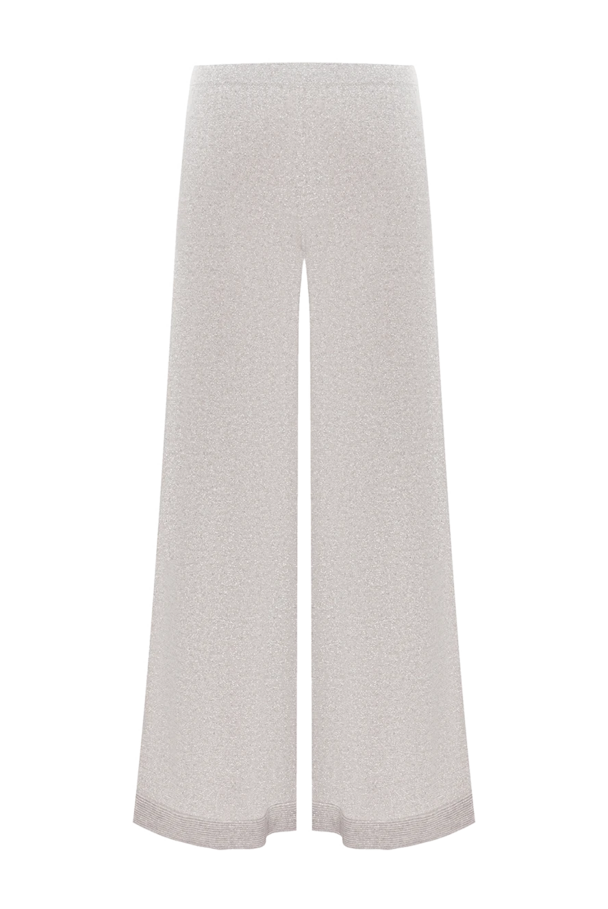 D.Exterior light-colored, shimmery palazzo pants 191389 - photo 1