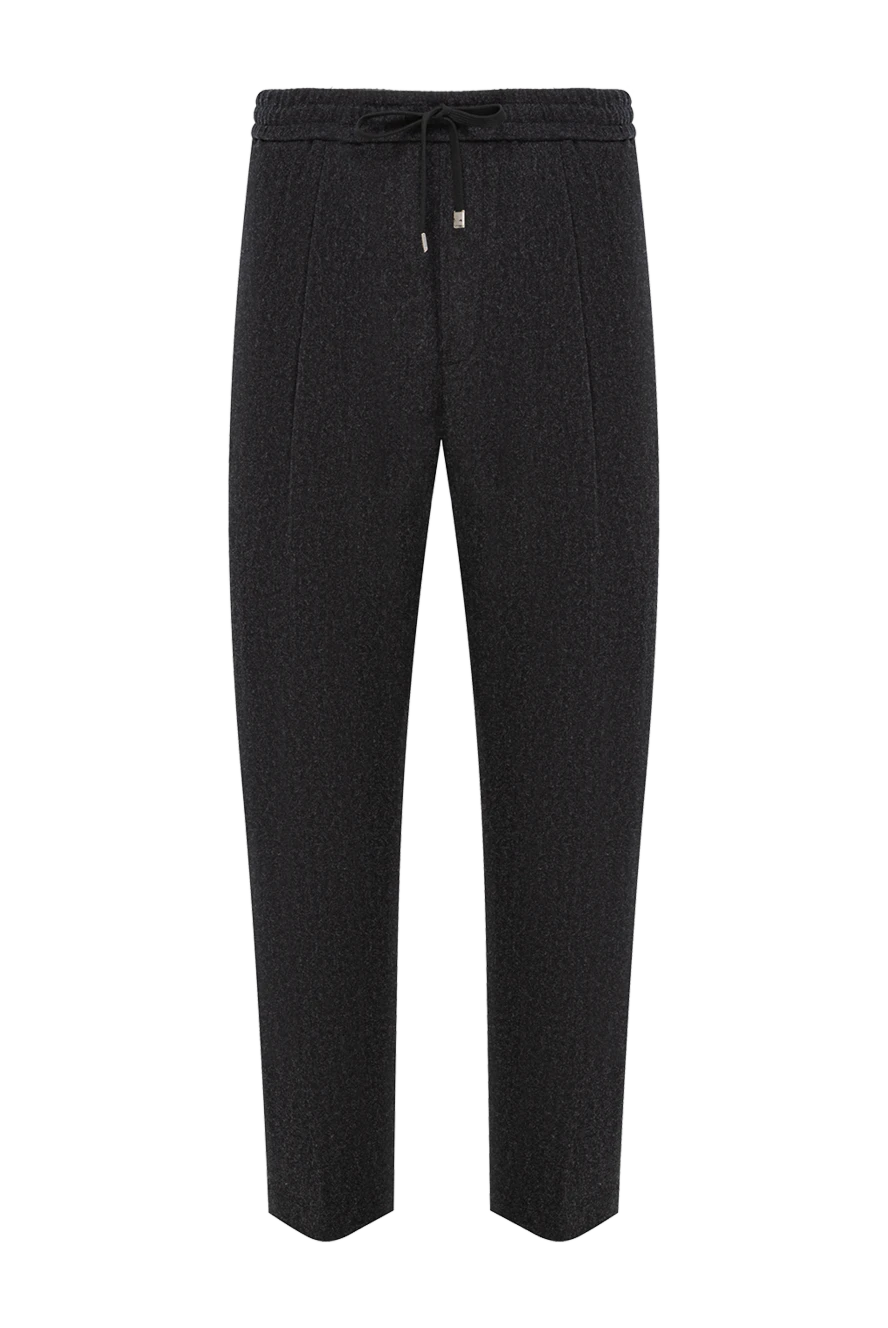 Jacob Cohen штани із щільної вовни з куліскою на поясі 191506 - фото 1