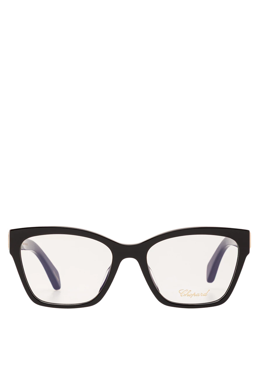 Chopard оправа для очков черная в форме бабочки 191558 - фото 1
