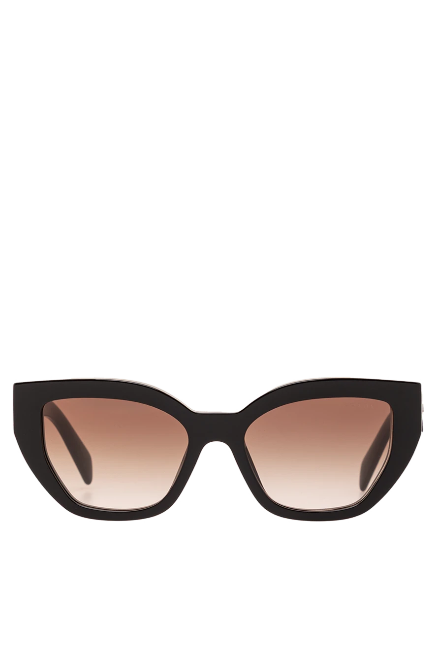 Prada black cat eye sunglasses with brown gradient lenses 191652 - photo 1
