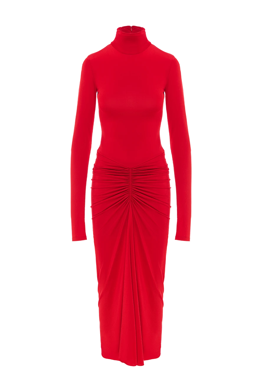 The Andamane платье макси warwick с длинными рукавами и высоким воротом 191786 - фото 1