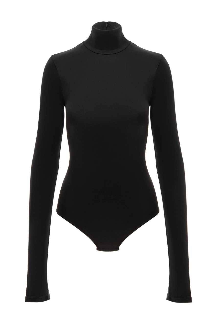 The Andamane black bodysuit with long sleeves and a high neck 191796 - photo 1