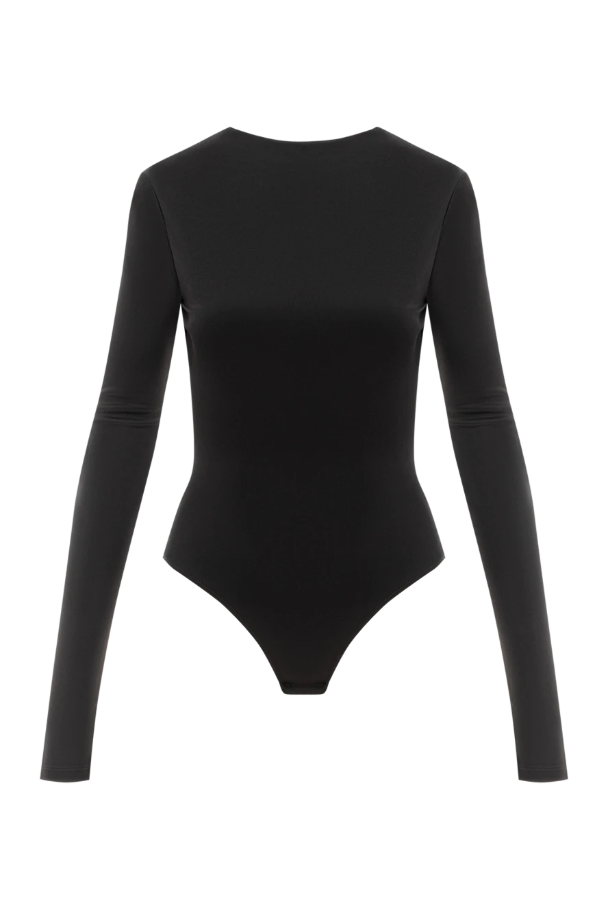 The Andamane чорне боді з довгим рукавом та відкритою спиною 191797 - фото 1