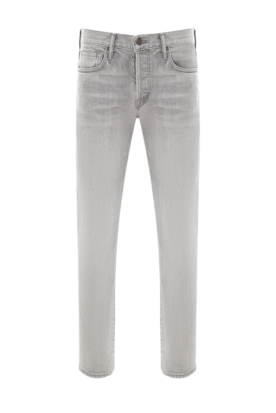 Tom Ford cерые мужские slim fit джинсы из хлопка 191892 - фото 1