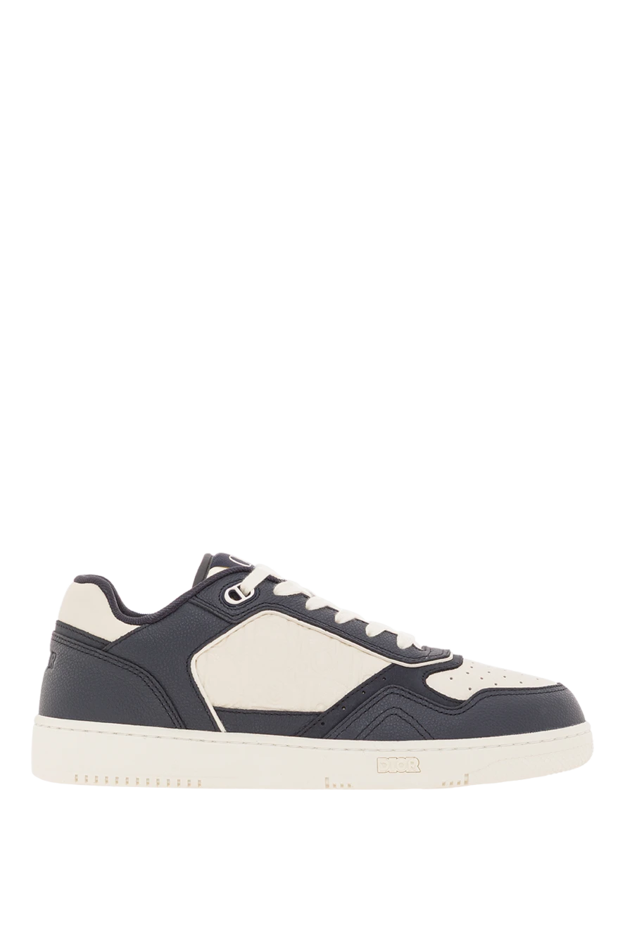 Dior низькі кросівки b27 uptown зернистої шкіри із тисненим мотивом gravity 191931 - фото 1