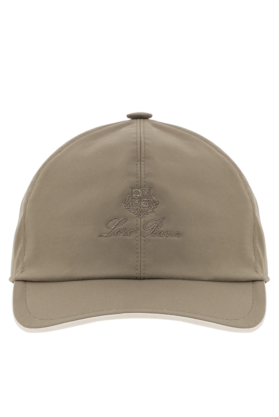 Loro Piana wind green microfiber six-piece baseball cap 191937 - photo 1