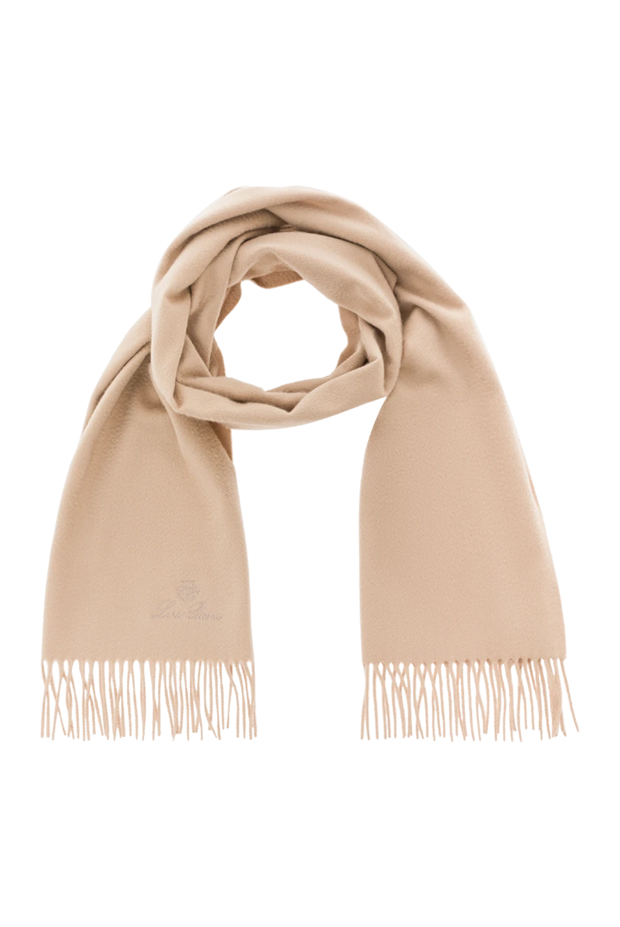 Loro Piana большой кашемировый шарф с эксклюзивной отделкой loro piana frisson 191942 - фото 1