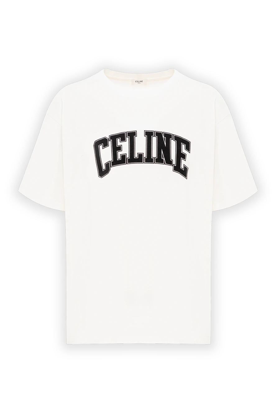 Celine футболка оверсайз з бавовняного джерсі loose t-shirt 191953 - фото 1