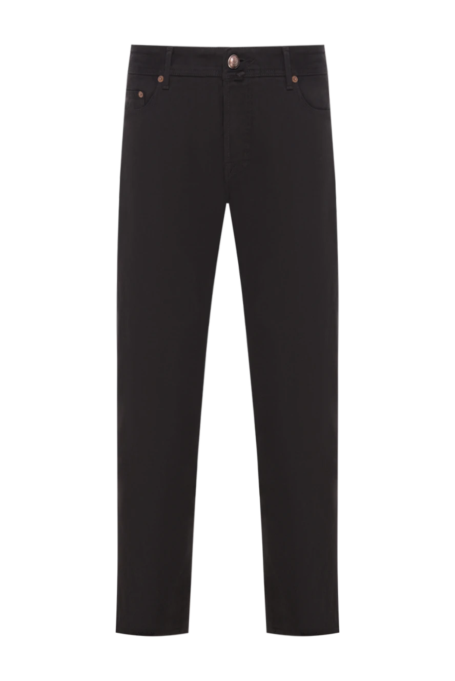 Jacob Cohen джинси slim fit із високоякісного стрейч-деніму чорного кольору 192224 - фото 1