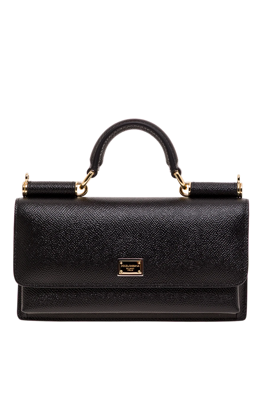 Dolce & Gabbana мини-сумка из тисненой телячьей кожи dauphine 192246 - фото 1