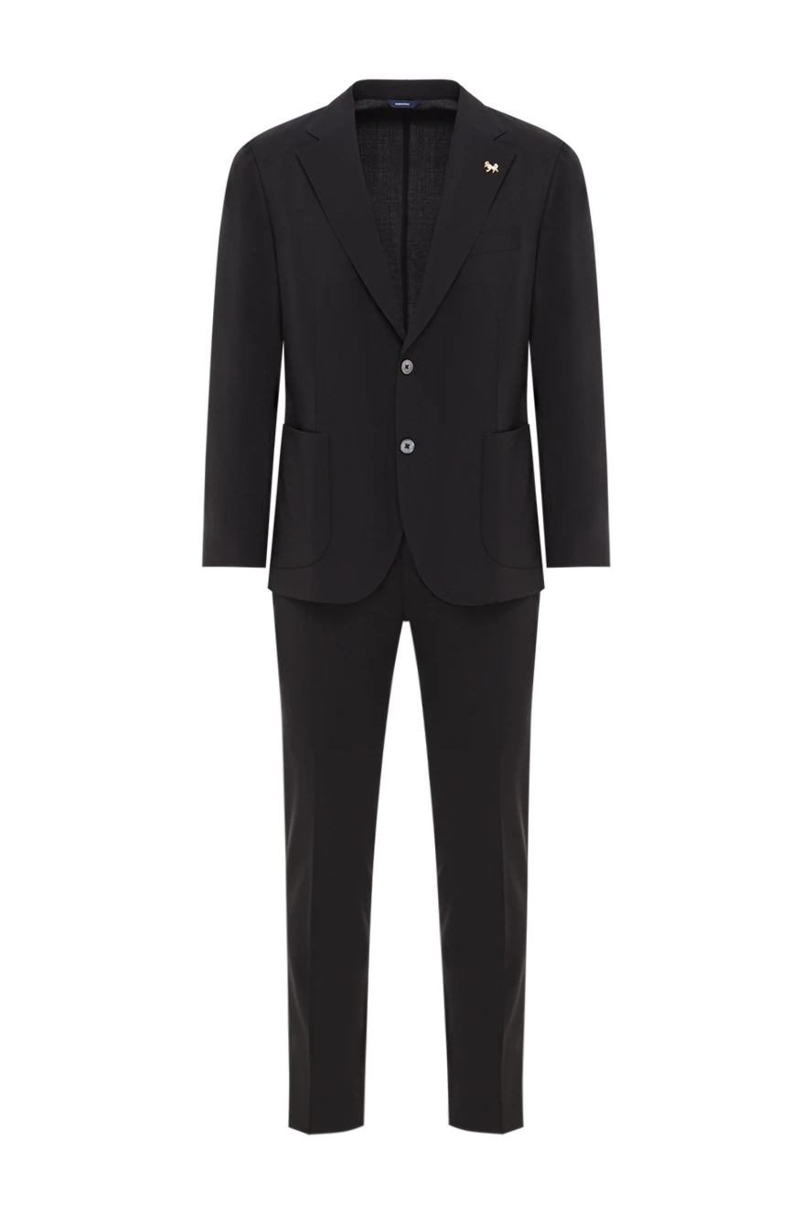 Tombolini men's classic black wool suit 192733 - photo 1