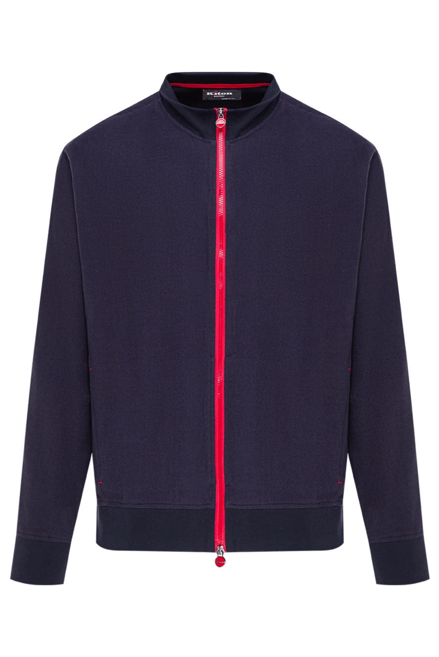 Kiton куртка прямого крою з коміром-стійкою та довгими рукавами 192808 - фото 1