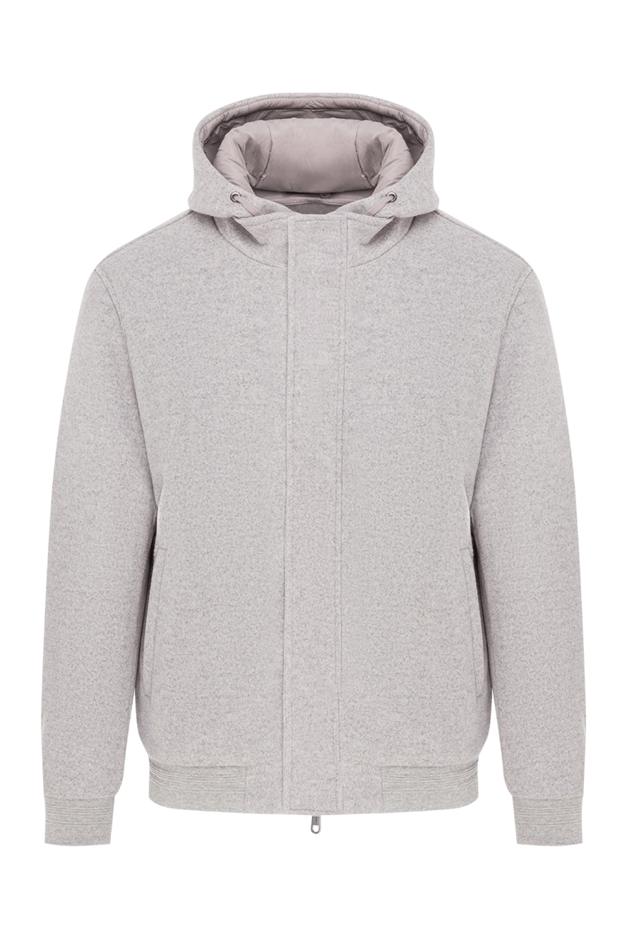 Siviglia серое спортивное худи из мягкого трикотажного джерси 192833 - фото 1