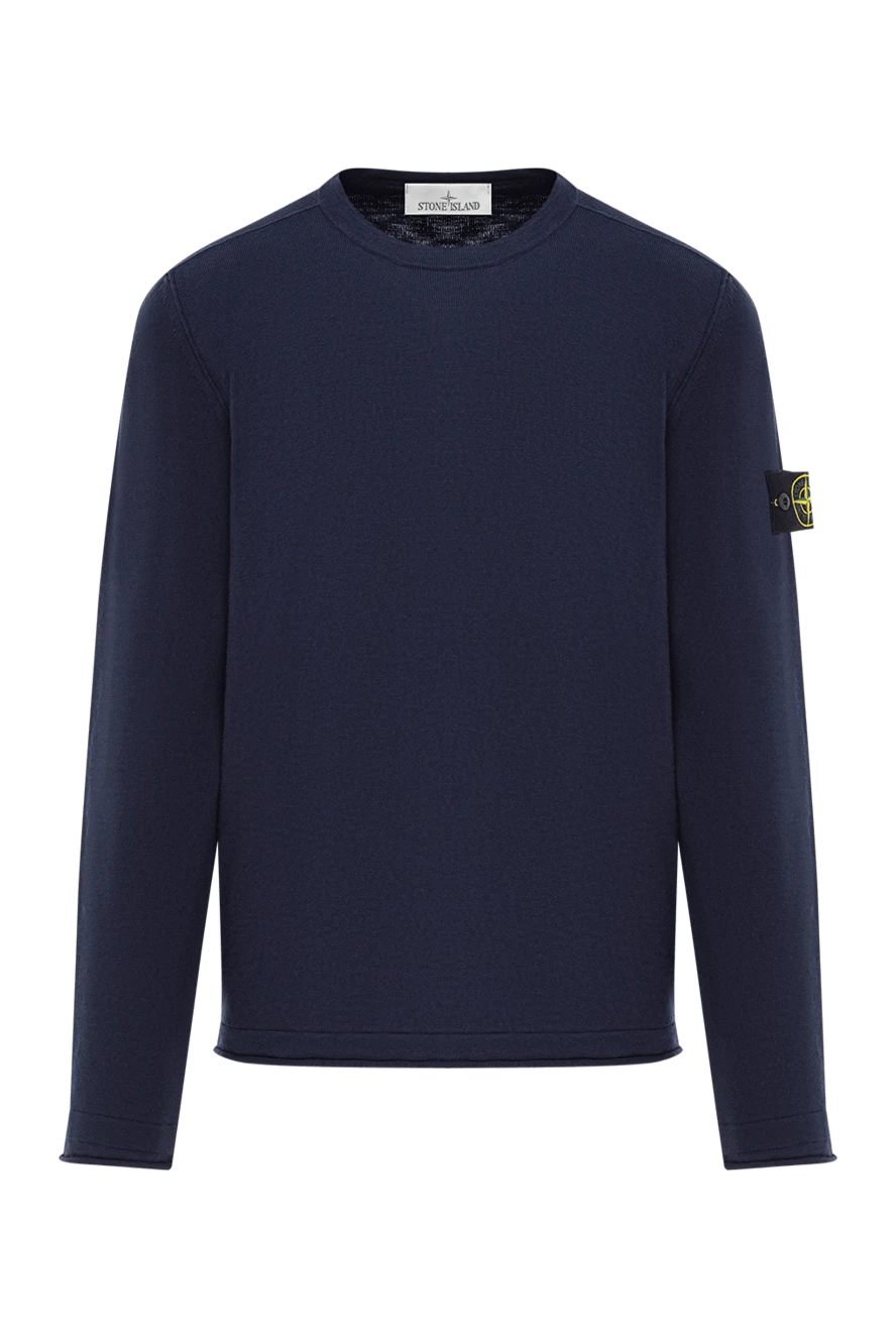 Stone Island knitted crew neck jumper in organic cotton and nylon 192945 - photo 1