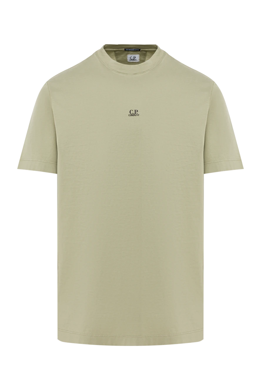 C.P.Company футболка з логотипом на грудях із високоякісного бавовняного джерсі. 193358 - фото 1