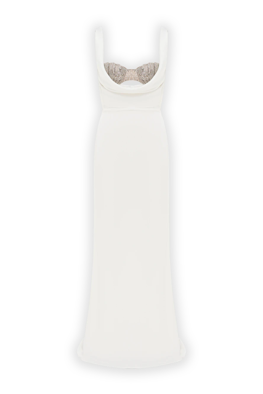 Giuseppe Di Morabito біла вечірня сукня максі облягаючого силуету 193428 - фото 1