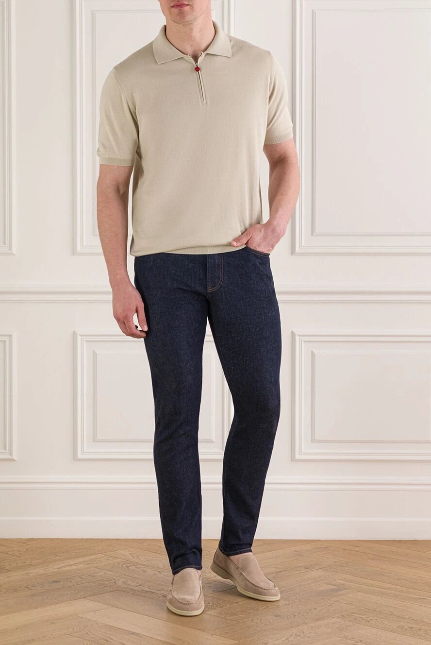 Kiton поло короткий рукав 193541 - фото 1