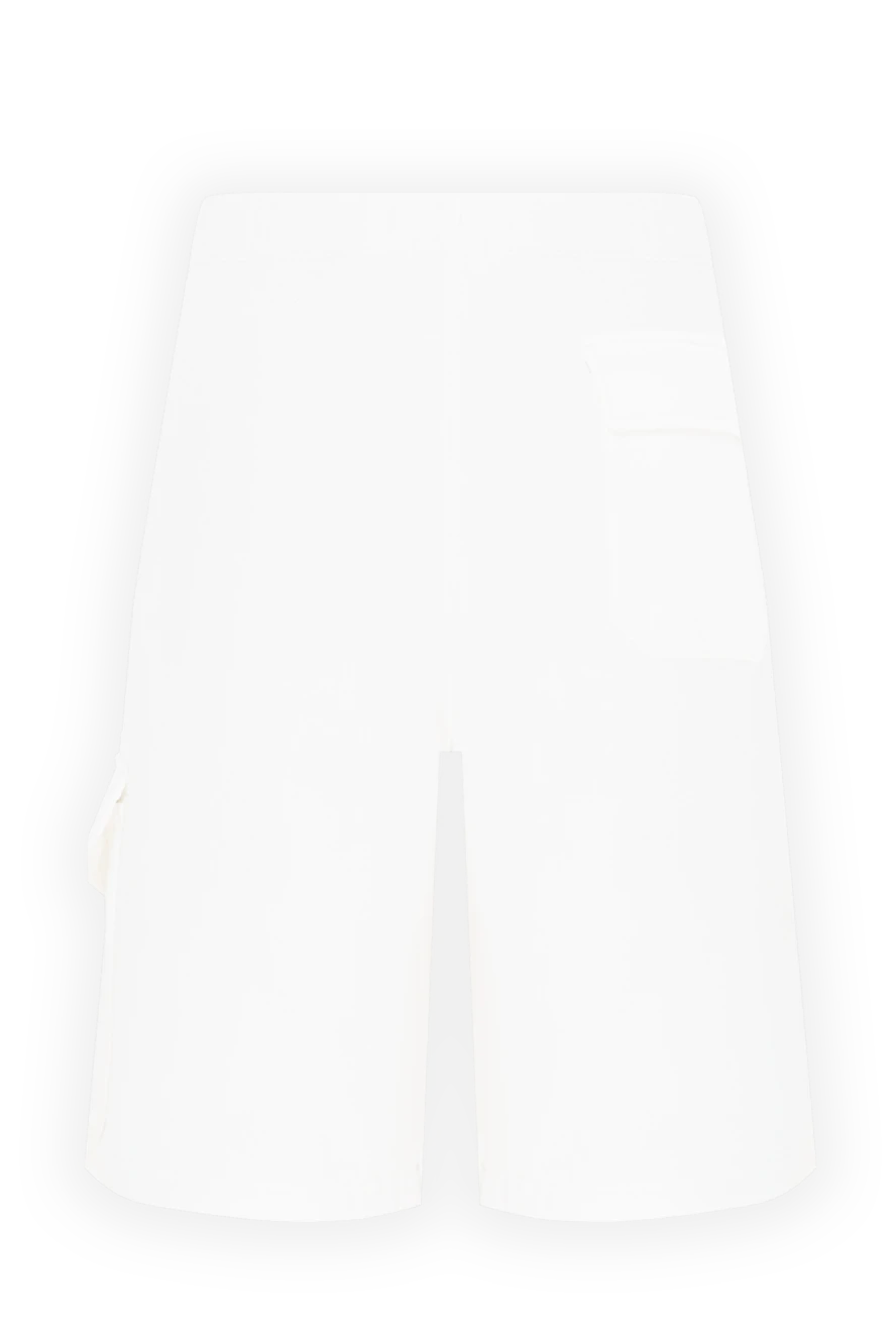 C.P. Company men's white cargo shorts made of soft cotton jersey 193861 - photo 1