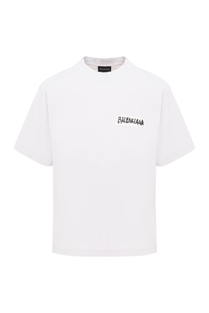 Balenciaga жіноча футболка в стилі оверсайз з бавовни 193894 - фото 1