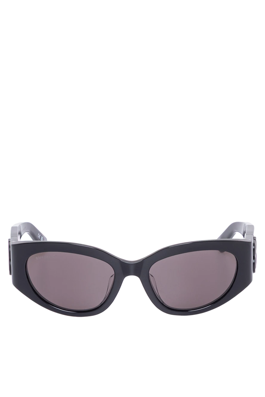 Balenciaga women's cat eye sunglasses with black glossy bb logo 193916 - photo 1