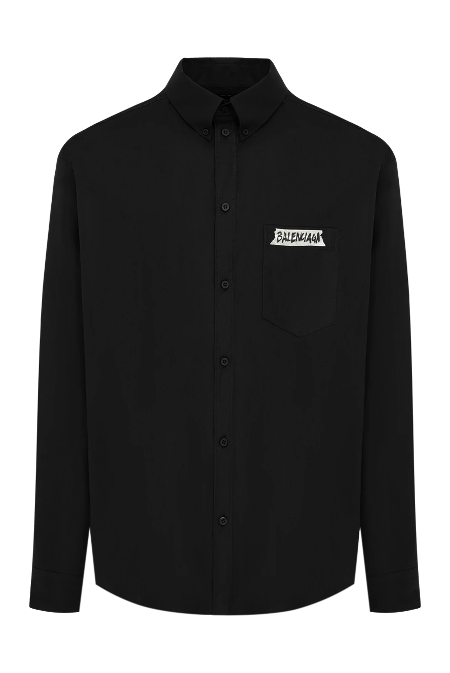 Balenciaga men's loose-fitting shirt with a straight hem and wide sleeves 193948 - photo 1
