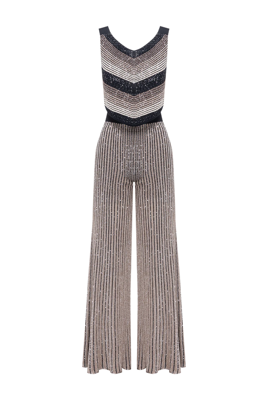 D.Exterior women's evening jumpsuit with wide palazzo pants 194209 - photo 1