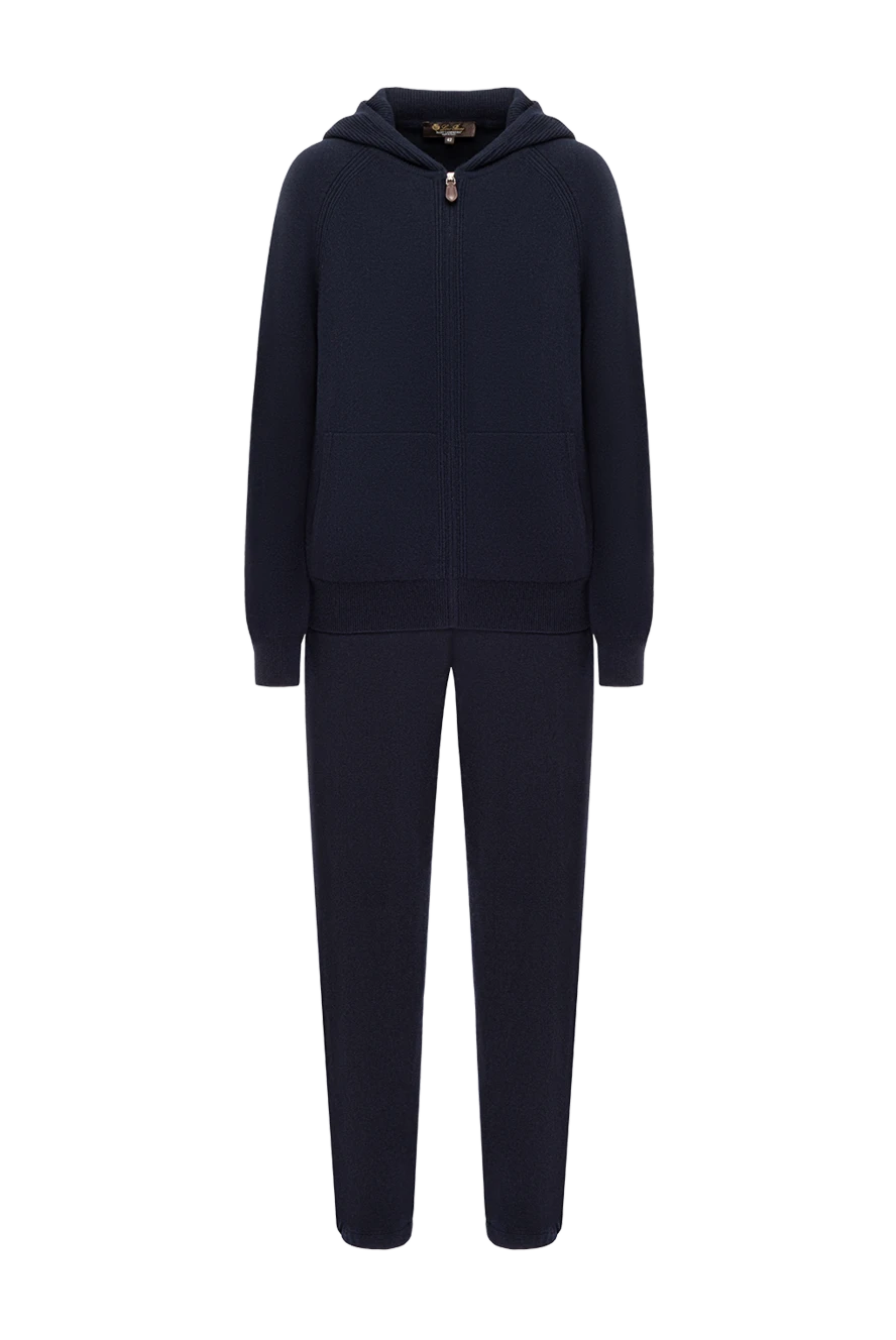 Loro Piana кашемировый прогулочный костюм с капюшоном и зауженными брюками 194249 - фото 1
