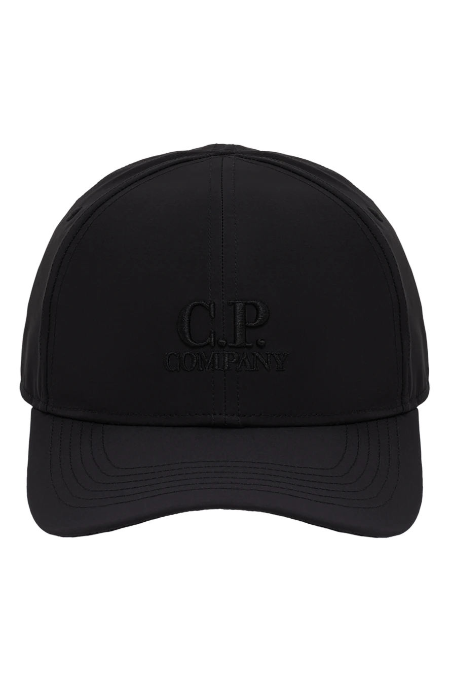 C.P. Company бейсболка із матеріалу chrome-r з фронтальним логотипом 194433 - фото 1