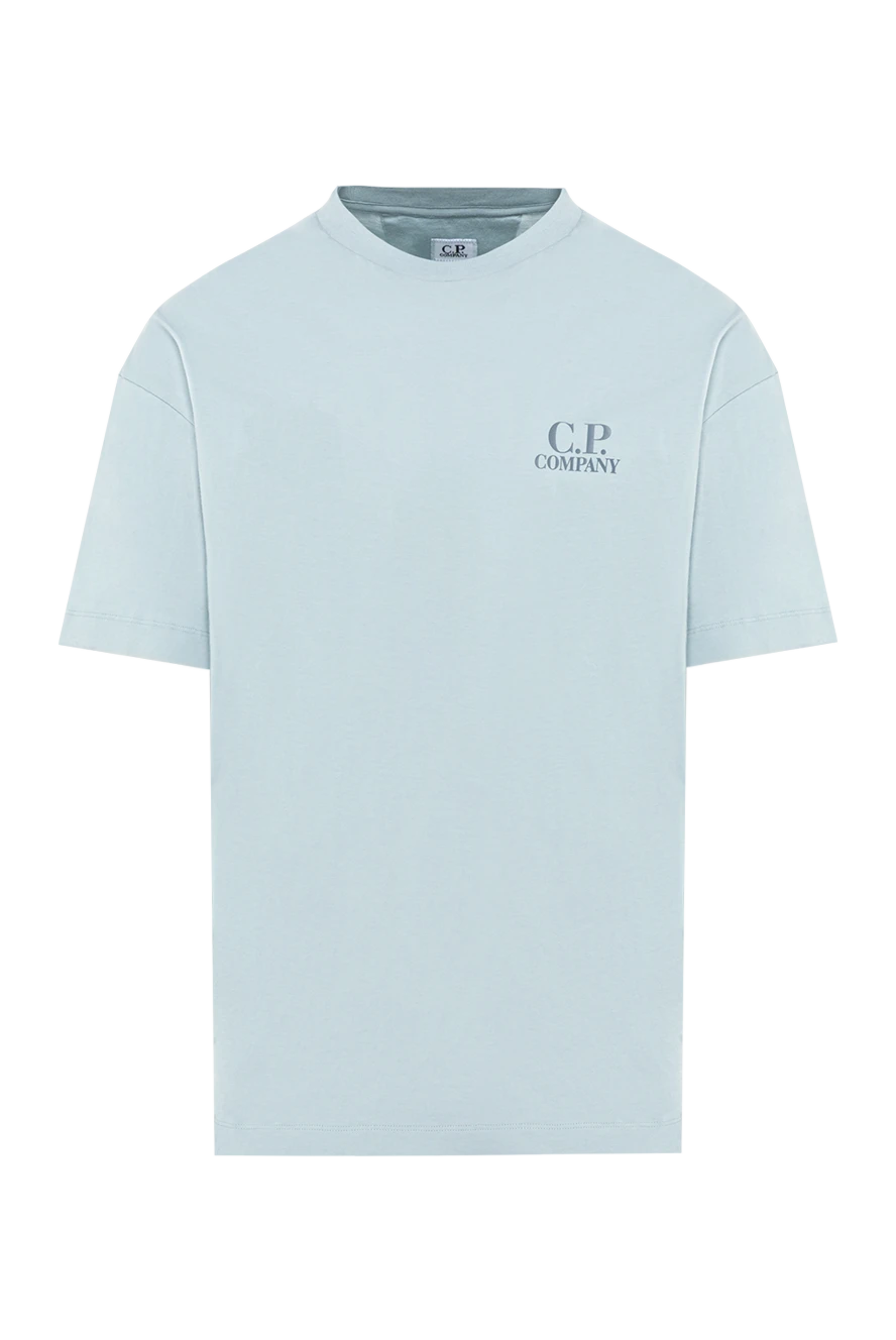 C.P. Company light blue t-shirt with a large logo on the back 194438 - photo 1