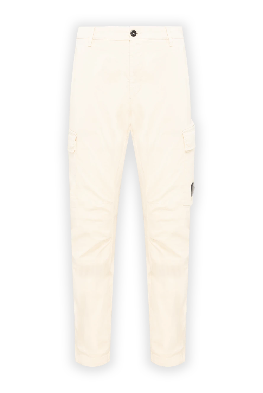 C.P. Company white cargo pants with voluminous side pockets 194494 - photo 1