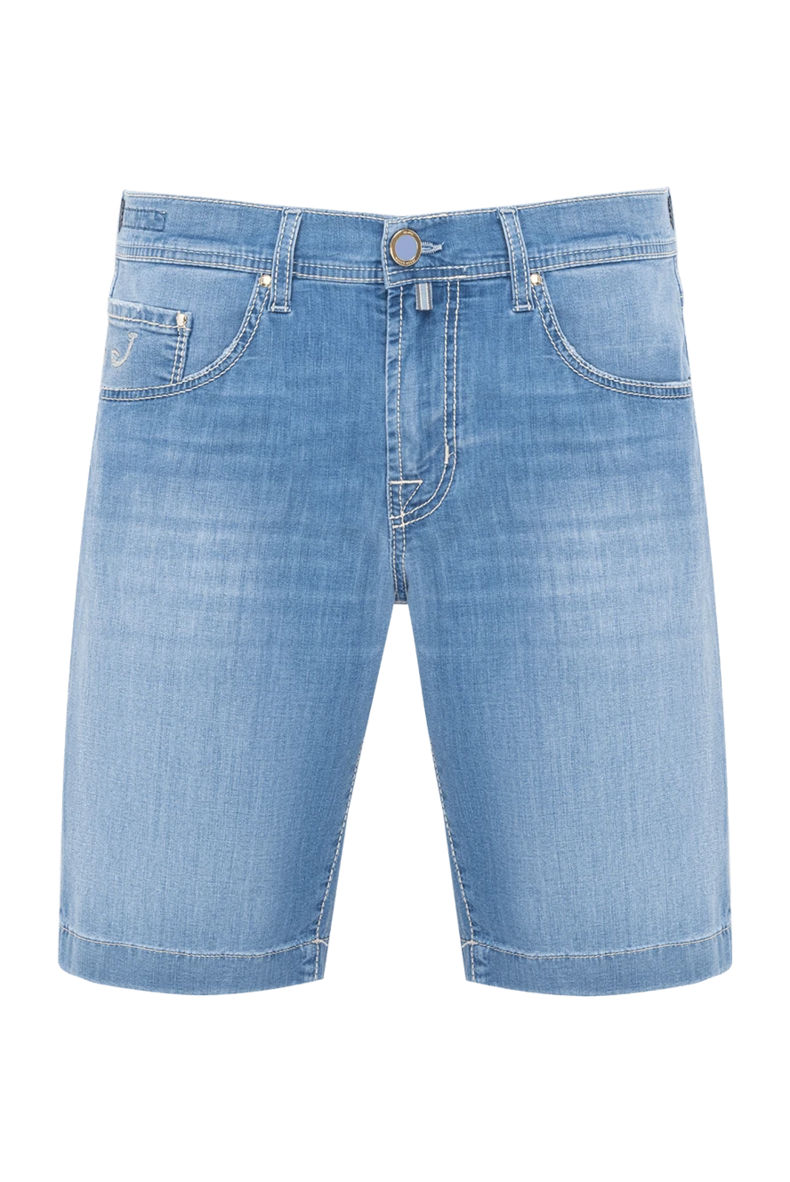 Jacob Cohen men's premium denim shorts in light blue 194614 - photo 1