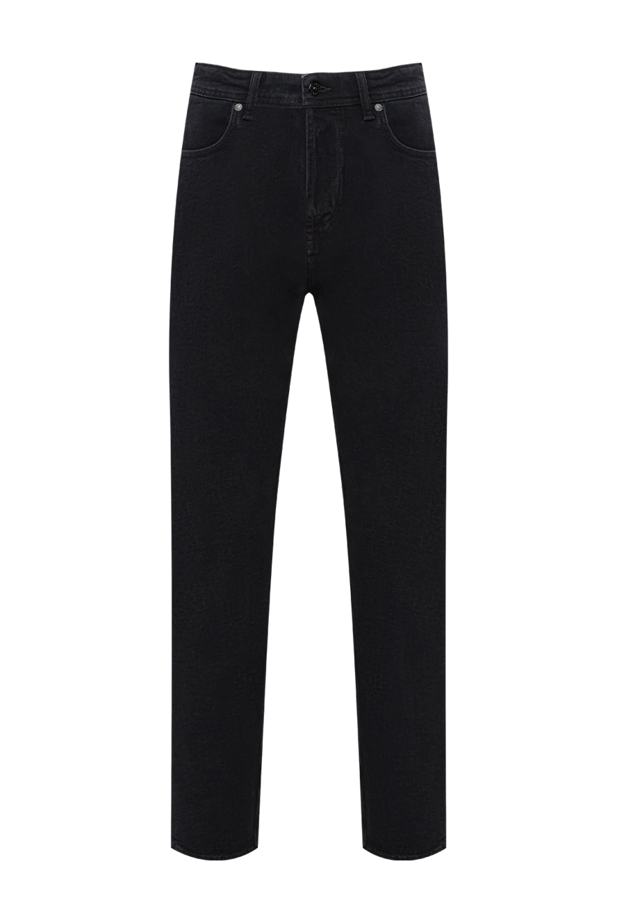 Stone Island джинсы из эластичного черного денима с эффектом потертости 194629 - фото 1