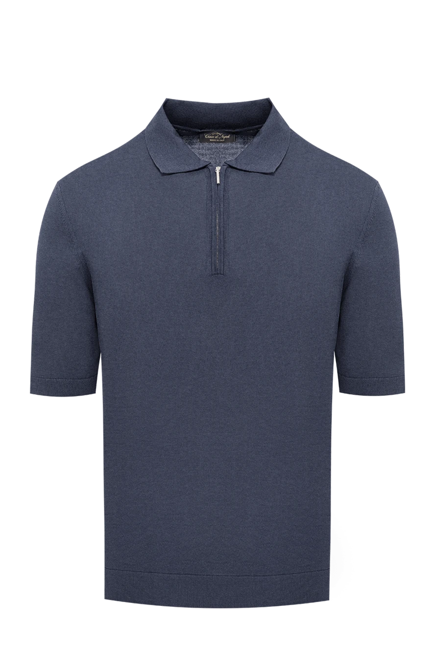 Cesare di Napoli men's short sleeve zippered knit polo shirt 194653 - photo 1