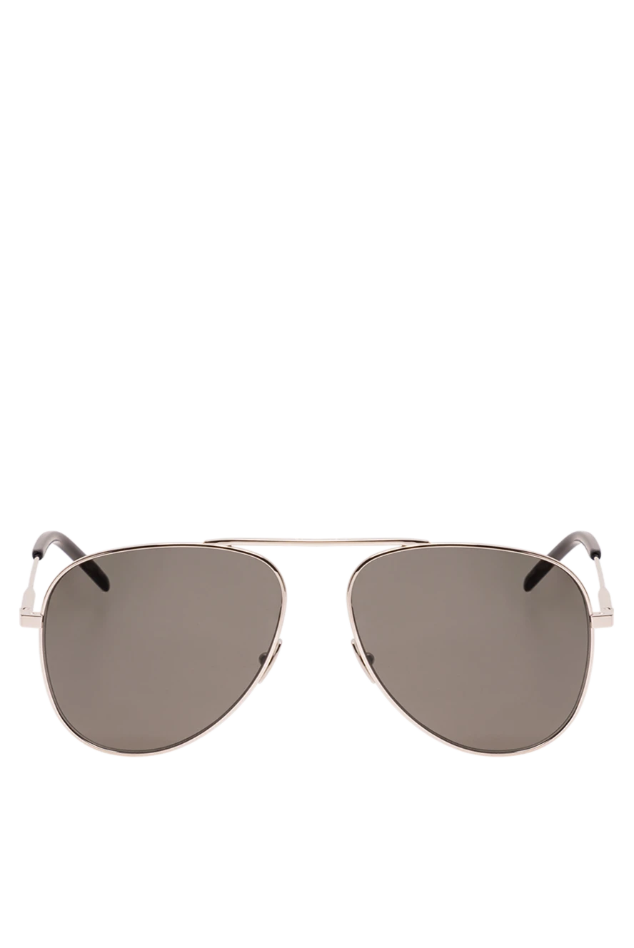Saint Laurent metallic gold aviator sunglasses with brown lenses 194889 - photo 1