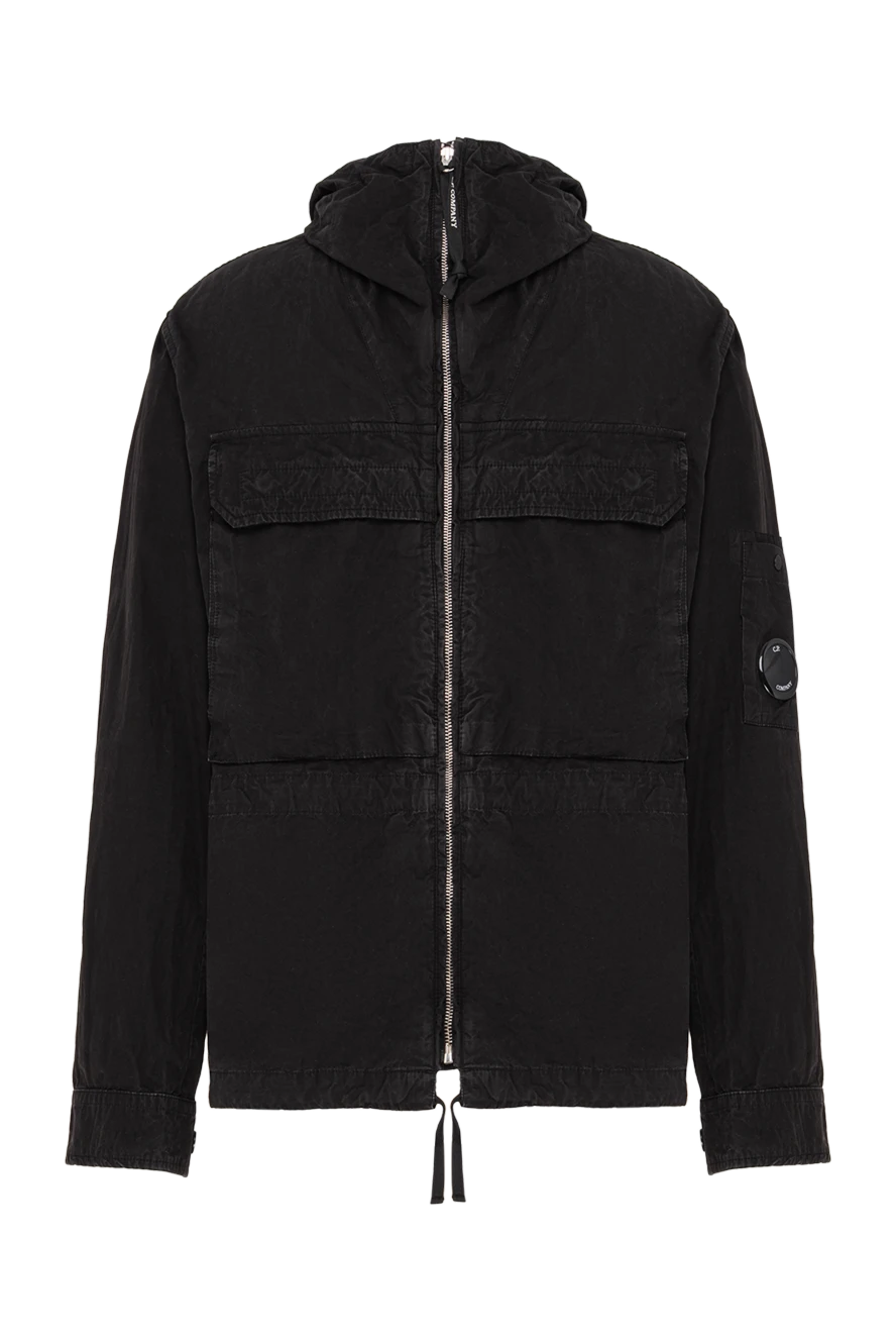 C.P. Company men's lightweight black cotton bomber jacket 195122 - photo 1